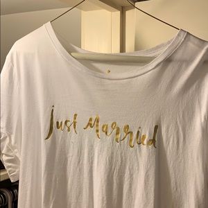 Kate Spade Wedding shirt